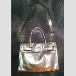 Gold Michael Kors bag
